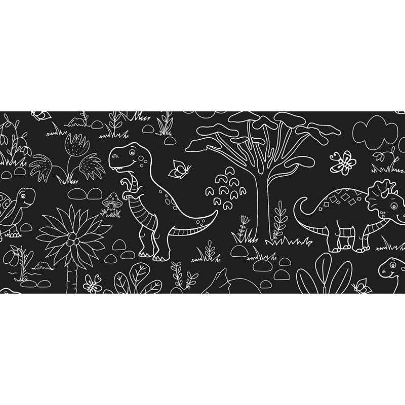 Blackboard vaxduk - Dino och Sköldpadda