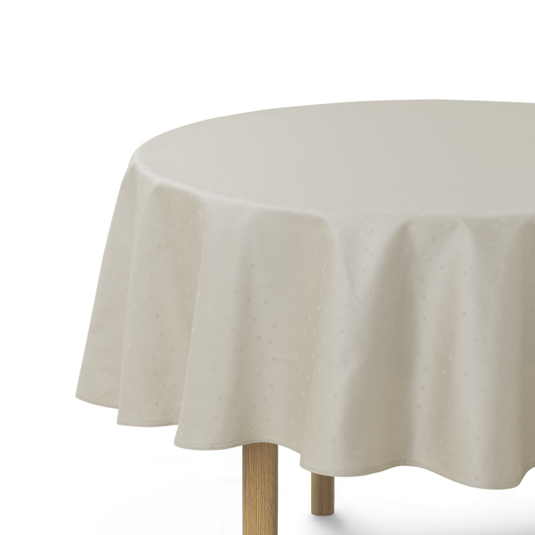 Compliments Damastduk Confetti, Moon – Rund Ø 200 cm