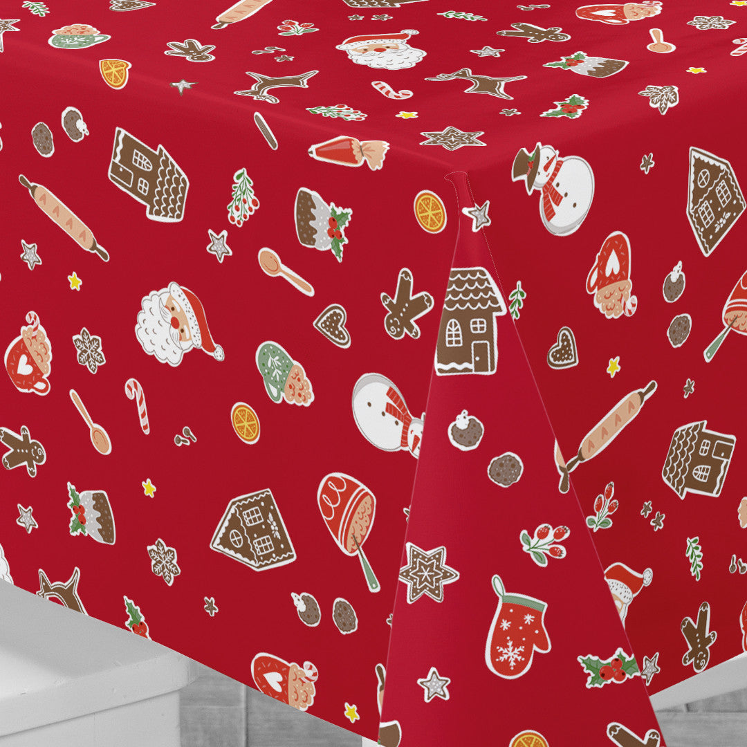 Nordfavn Xmas Cookies – Julvaxduk med kakor och julmotiv