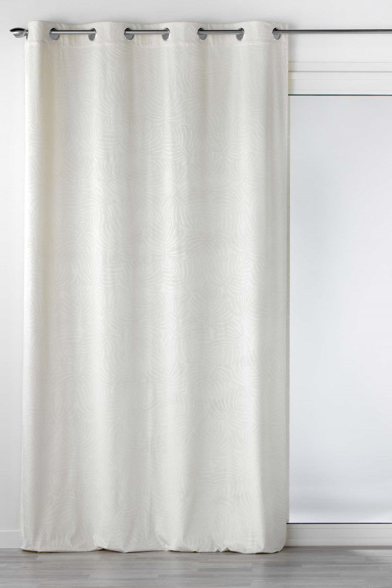 Analia Präglad Velour Natural – Mörkläggningsgardin 140 x 240 cm