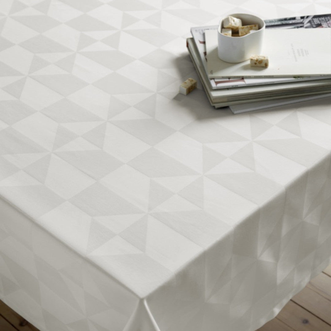 Compliments Wind Damastduk, Creme - 160 x 320 cm