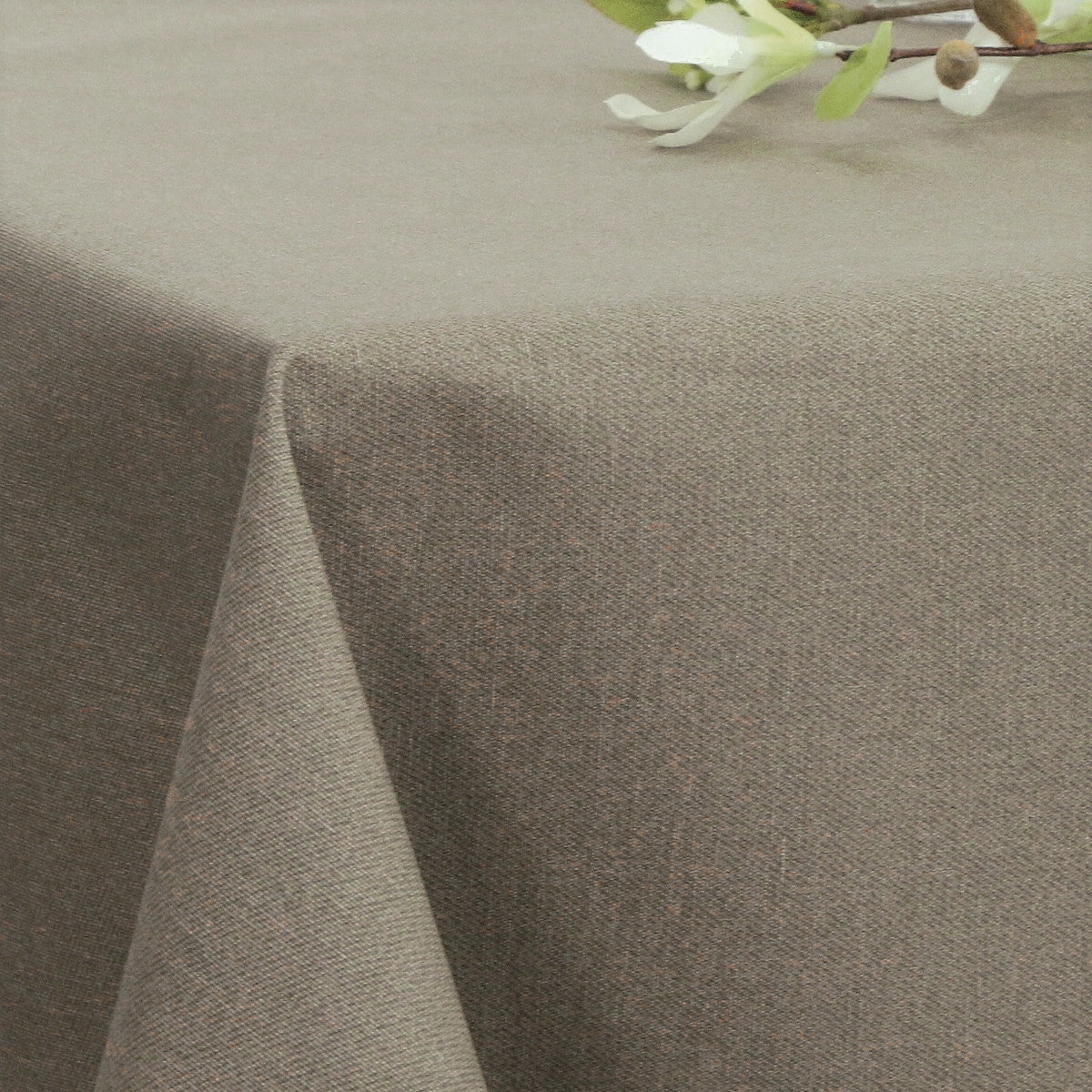 Enfärgad textilvaxduk Ljus taupe - Dali 160 cm bred