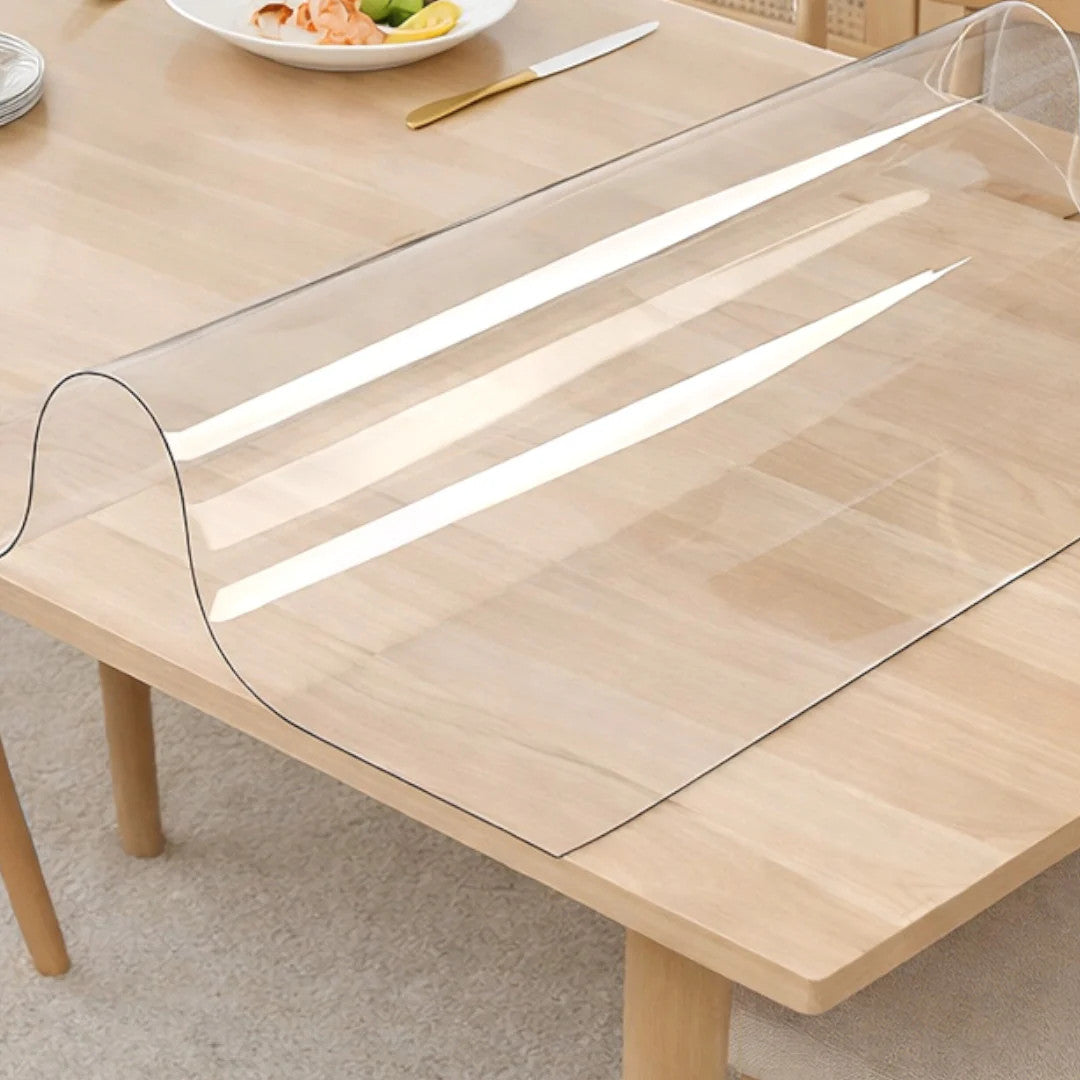 Genomskinlig vaxduk i klar plast – 1,0 mm / 120 cm