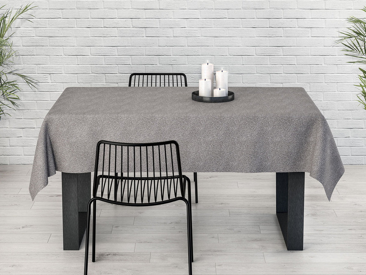 Goya Coffee - Jacquardvävd textilvaxduk, 180 cm bred