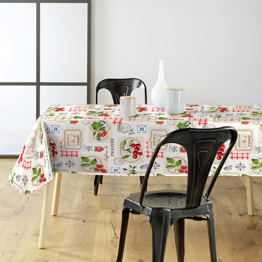 Griotte - Nostalgisk fransk vaxduk med fruktmotiv