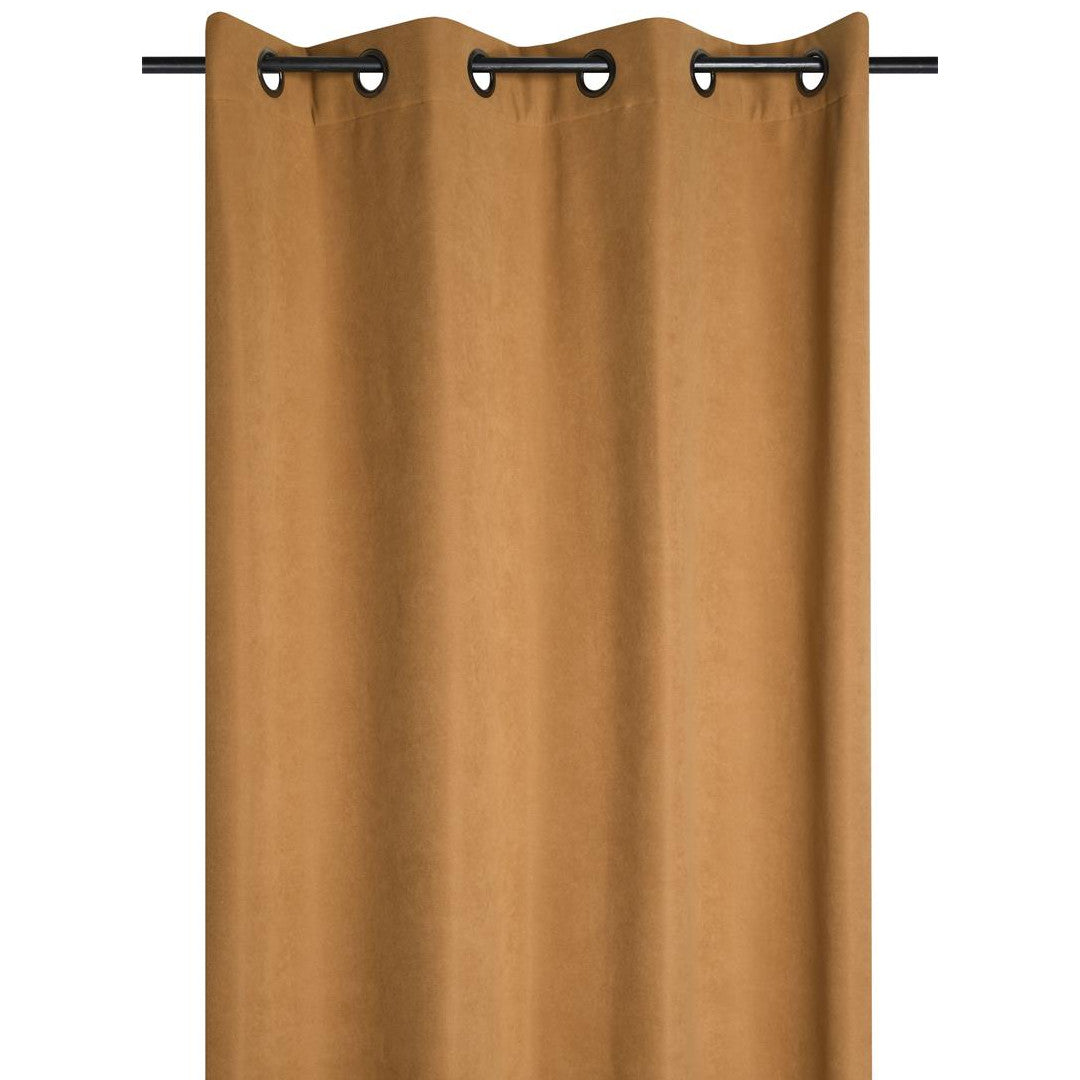 Harvard Senapsgul – Isolerande Gardin 140 x 260 cm, upphängd