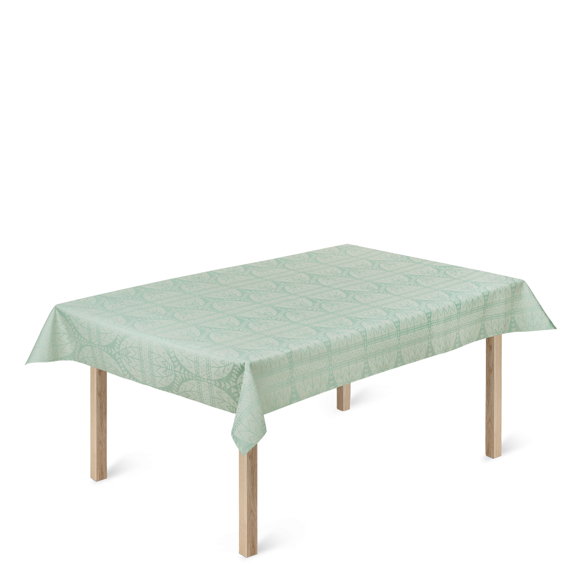 Juna Easter Light Green, påskduk - textilvaxduk med glidskydd