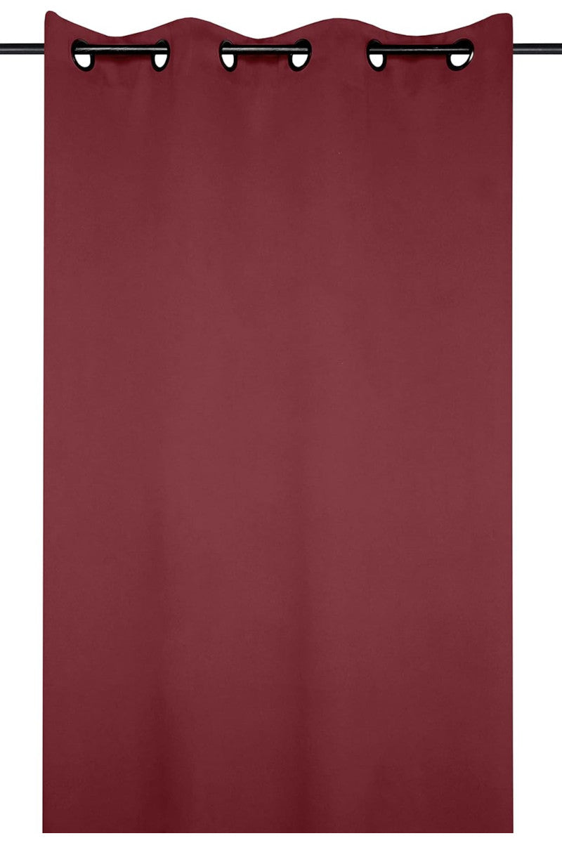 Notte Bordeaux – Mörkläggningsgardin 140 x 280 cm, miljö