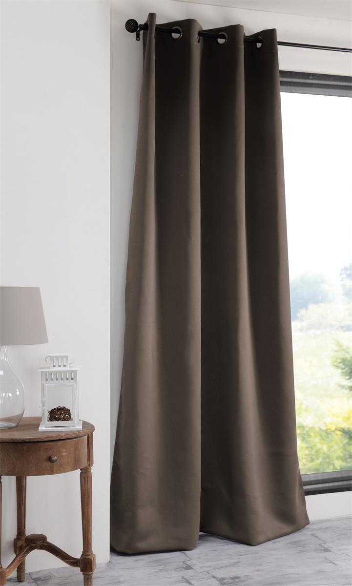 Notte Taupe – Mörkläggningsgardin 135 x 250 cm