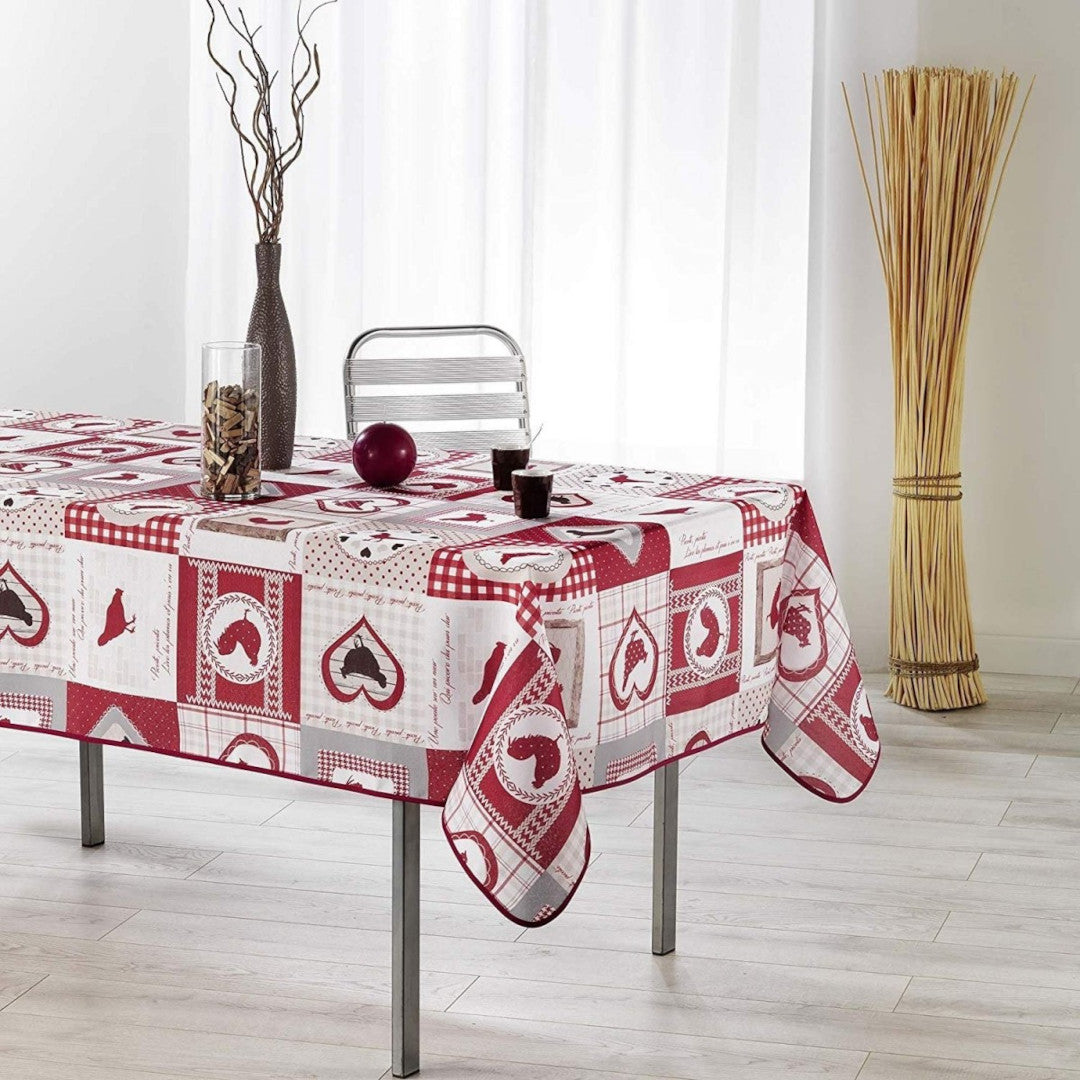 Patch Cocotte 150 x 200 cm, rektangulär duk med fläckskydd – miljöbild