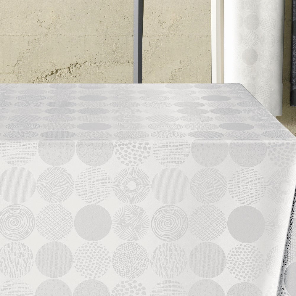 Sampayo Blanco - Jacquardvävd textilvaxduk, 140 cm bred