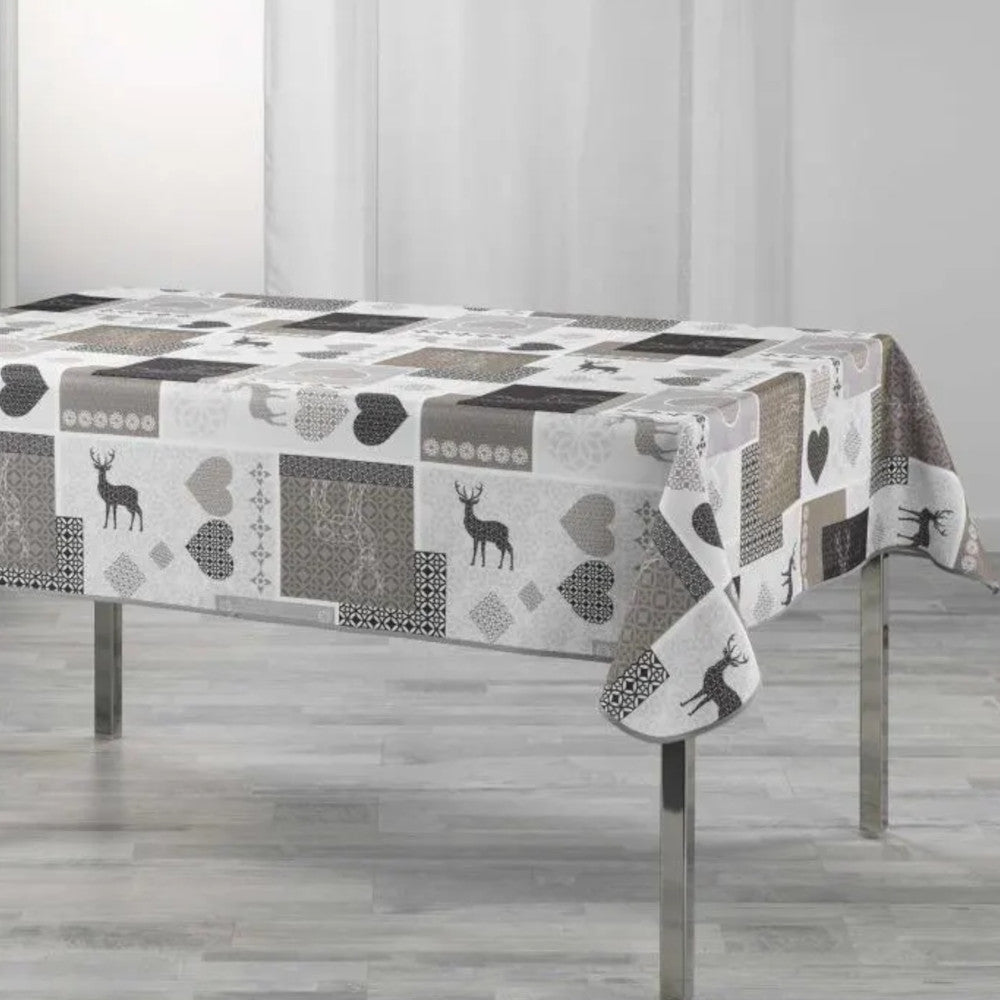 Valtho Naturel 150 x 240 cm – Julduk med fläckskydd