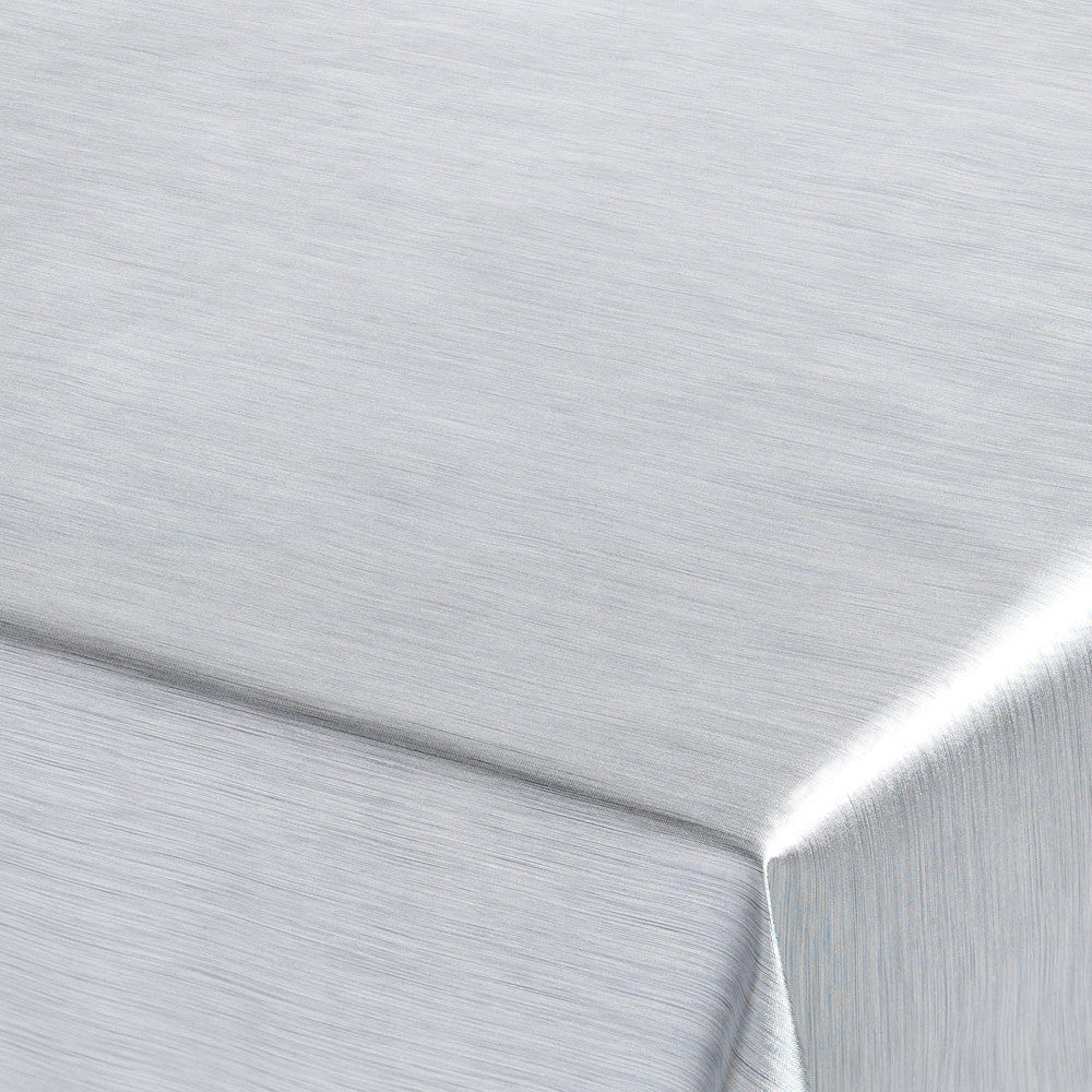 Silver Metallic – enfärgad vaxduk i metallook