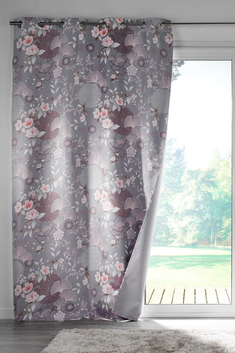 Yokahama Grå – 100% Mörkläggningsgardin 135 x 260 cm