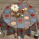 Geometric Blocks - Vaxduk med enkel grafisk design