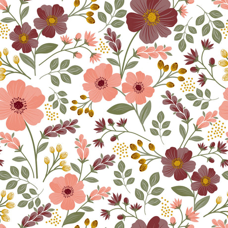 Autumn Bloom – Vacker vaxduk med blommande värme