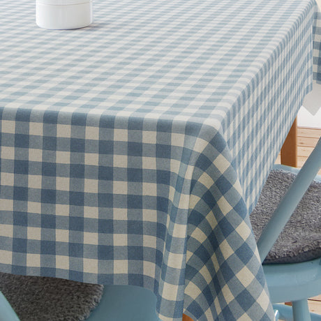 Careaux Blue – Extra kraftig vaxduk med klassiska blå rutor, hörn