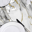 Ceramica – Extra kraftig transparent vaxduk med marmorering, detaljer