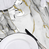 Ceramica – Extra kraftig transparent vaxduk med marmorering, detaljer