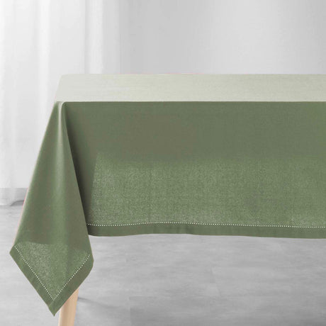Charline Kaki – Enfärgad bomullsduk 140 x 240 cm