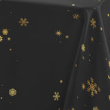Constellation Svart/Guld - Julduk med metalltryck, 150 x 240 cm, mönster
