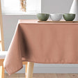 Essentiel Blush - Enfärgad rektangulär duk 140 x 250 cm, närbild
