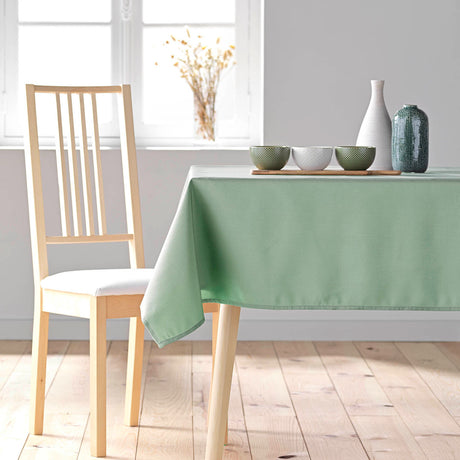 Essentiel Sauge - Enfärgad rektangulär duk 140 x 300 cm, miljöbild