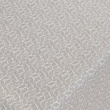 Estes Bølgeblad Sand - Textilvaxduk med glidskydd, 180 cm bred, mönster