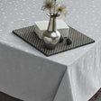 Juna Dot Light Grey Damastduk med Prickar - 140 x 180 cm
