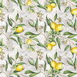 Limonero – Textilvaxduk med citroner och patchworkmönster