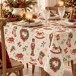 Nordfavn Cascanueces – Textilvaxduk med nostalgiska julmotiv