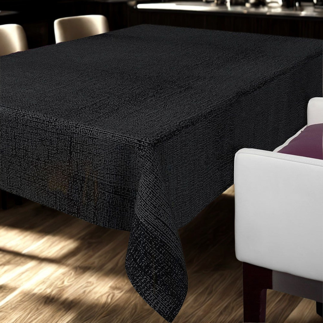 Nordfavn Elegant Black Onyx – Extra kraftig svart vaxduk med vackert präglat mönster, miljö
