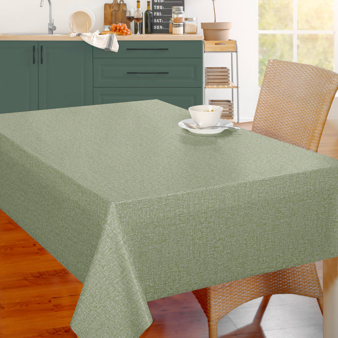 Nordfavn Fine Weave Olive – Präglad vaxduk med diskret textilkänsla miljö