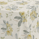 Nordfavn Fruehling Gul - Duk med elegant blommönster, hörn