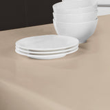 Nordfavn Uni Sesam Beige - Enfärgad halvblank vaxduk, detalj