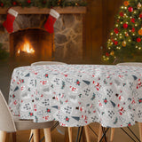 Nordic Winter – julvaxduk med motiv i skandinavisk stil