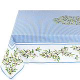 Nyons Blå - Rektangulær provence-duk 155 x 250 cm, hjørne