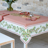 Nyons Terrakotta – Rektangulär provenceduk 155 x 250 cm, miljöbild