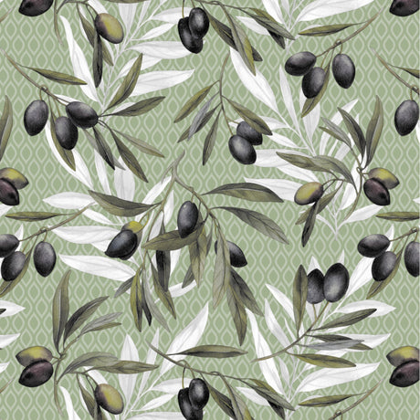 Olive Grove – Vaxduk med klassisk medelhavsstil, mönster
