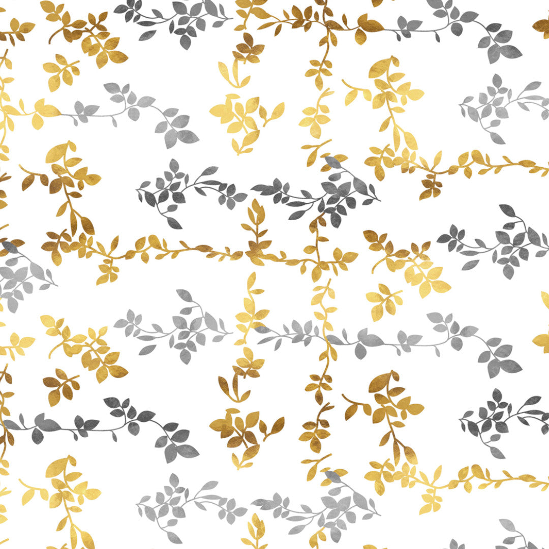 Pampa Metallic – Transparent vaxduk med glittereffekt, mönster