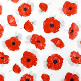 Red Coquelicot - Vaxduk med röda vallmo.