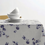 Silhouette Cloud Grey - Södahl textilvaxduk i 100 % bomull med glidskydd