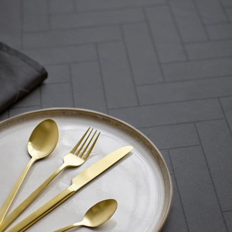 Södahl Tiles Rund Damastduk Ø 180 cm - Ash, närbild