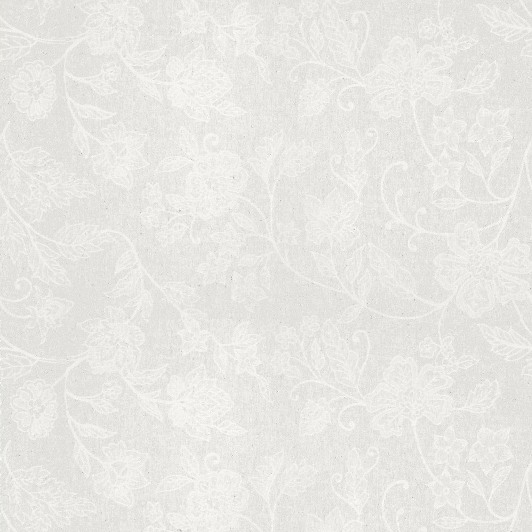 Tamayo Blanco – Jacquardvävd textilvaxduk i offwhite, mönster