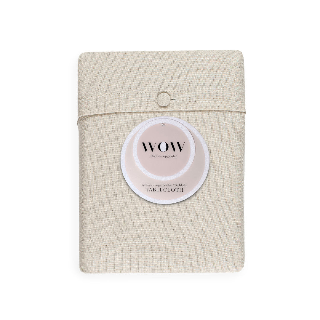 WOW Linneduk, Essence Ivory – 150 x 300 cm, förpackning