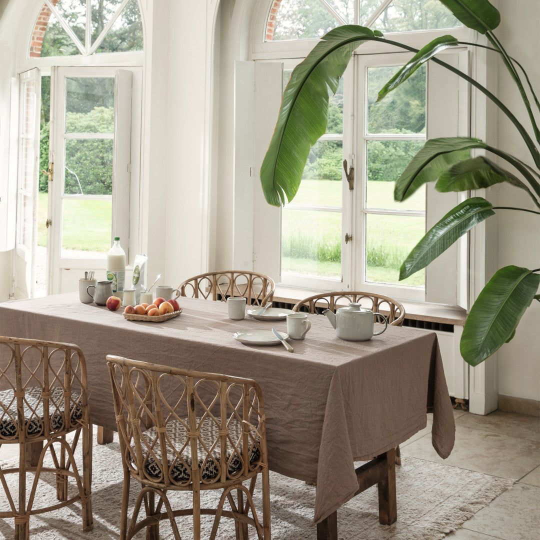 WOW Linneduk, Essence Sable – 150 x 250 cm, miljö 2