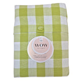 WOW Spring Evergreen – Rutig bomullsduk 150 x 250 cm, förpackning