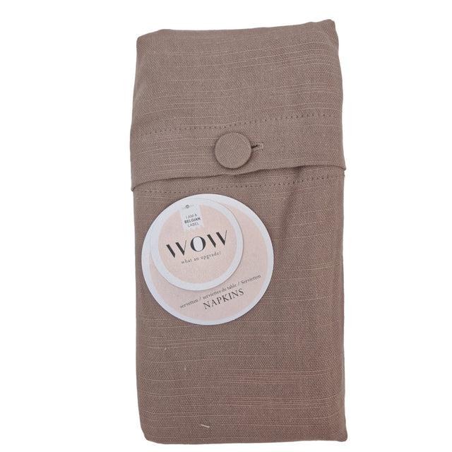 WOW Tygservetter, Essence Sable – 45 x 45 cm (4-pack)