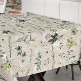 Spring textilvaxduk – vacker design med blad, 160 cm