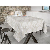 Bury Lino beige, jacquard vävd textildug